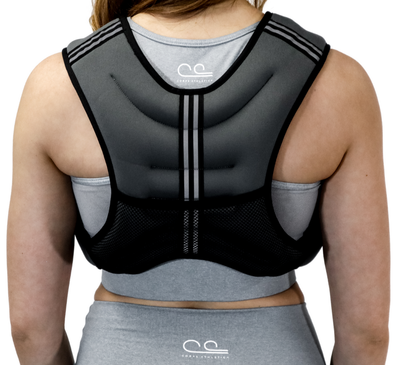 CORPS Tactique® Unisex Weighted Vest - Gray (8lbs)