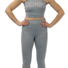 CORPS ReBelle® Crop and Leggings Training Set - Gray