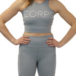 CORPS ReBelle® Crop and Leggings Training Set - Gray