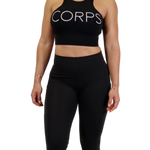 CORPS ReBelle® Crop and Leggings Training Set - Black